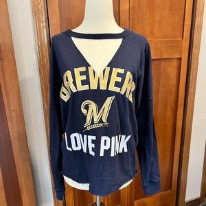PINK - Brewers sweatshirt NWOT